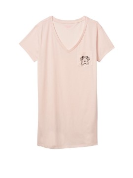 Ночная рубашка VS Cotton Sleepshirt V logo