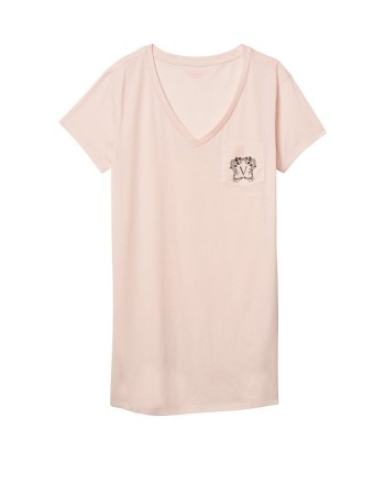 Нічна сорочка VS Cotton Sleepshirt V logo