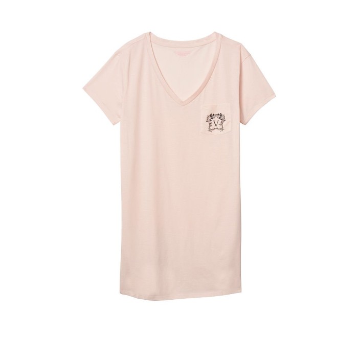 Нічна сорочка VS Cotton Sleepshirt V logo