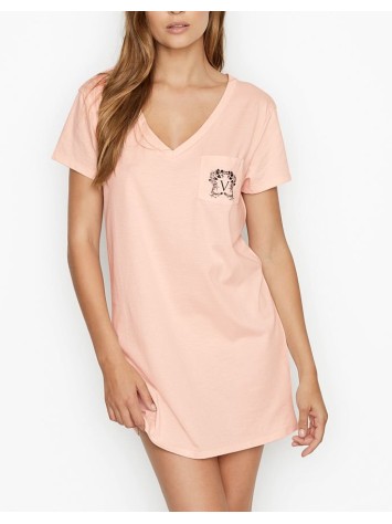 Нічна сорочка VS Cotton Sleepshirt V logo
