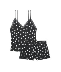 Піжама Victoria's Secret Modal Short Cami Pj Set White Dot