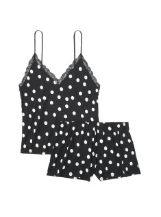 Піжама Victoria's Secret Modal Short Cami Pj Set White Dot