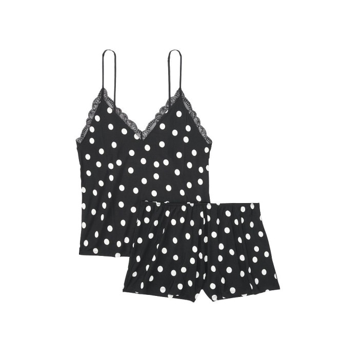 Піжама Victoria's Secret Modal Short Cami Pj Set White Dot