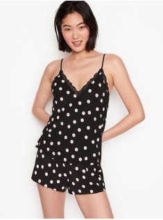 Піжама Victoria's Secret Modal Short Cami Pj Set White Dot