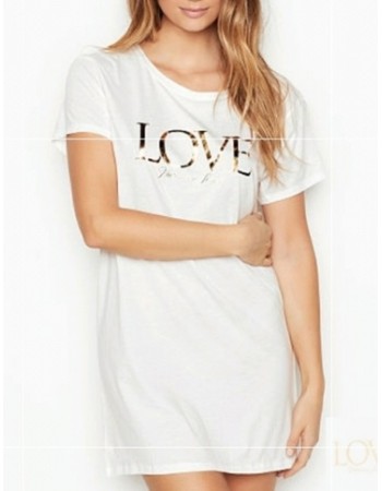 Нічна сорочка VS Cotton Sleepshirt LOVE