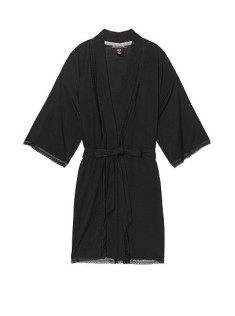 Халат Heavenly by Victoria's Secret Modal Black Lace