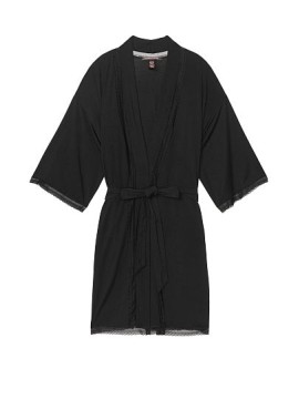 Халат Heavenly by Victoria's Secret Modal Black Lace