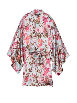Сатиновий халат Victoria's Secret Very Sexy Satin Kimono Floral print