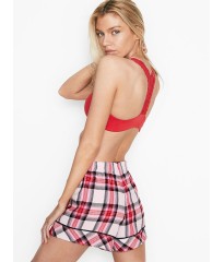 Шорти Victoria's Secret Red Flannel Shimmer Boxer