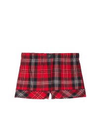 Шорти Victoria's Secret Red Flannel Shimmer Boxer