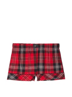 Шорти Victoria's Secret Red Flannel Shimmer Boxer