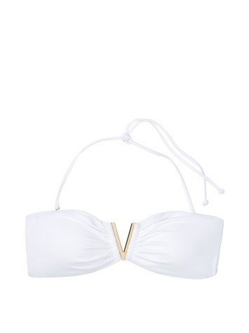 Купальник Вікторія Сікрет V-hardware White Bandeau