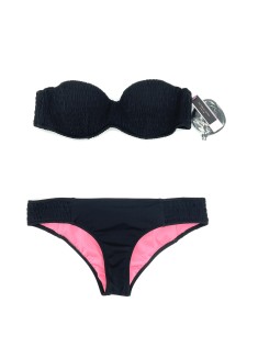 Купальник бандо Victoria's Secret Push-up Smocked Bandeau