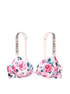 Купальник Виктория Сикрет c двойным пушап Shine Strap SWIM Call me Rose