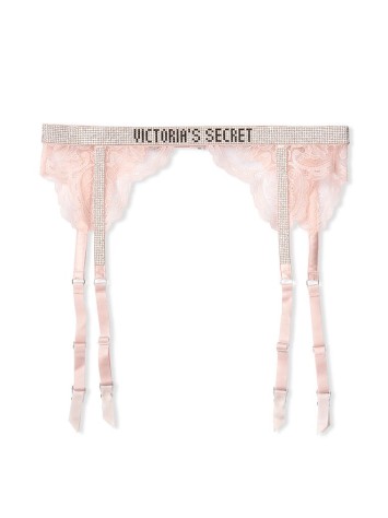Пояс Victoria's Secret VERY SEXY Shine Strap Garter Belt So Rose Lace