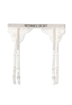 Пояс Victoria’s Secret VERY SEXY Shine Strap Garter Belt White Lace