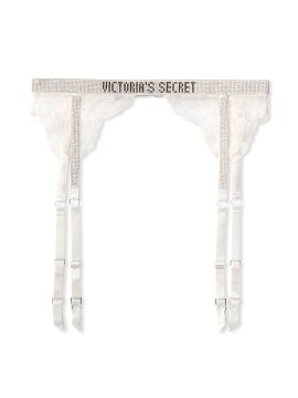 Пояс Victoria’s Secret VERY SEXY Shine Strap Garter Belt White Lace