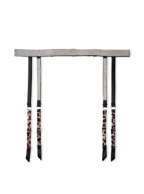 Пояс Victoria's Secret VERY SEXY Shine Strap Garter Belt Leopard Lace