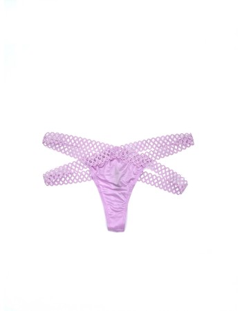 Трусики Victoria's Secret Very Sexy Strappy Lace Thong panty Lilac