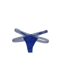 Трусики Victoria's Secret Very Sexy Strappy Lace Thong Night blue