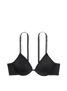 Купальник VS Logo Classic Strap Push-up & Itsy bottom Black