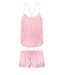 Піжама Victoria's Secret Short Cami PJ Set Pink Stripes