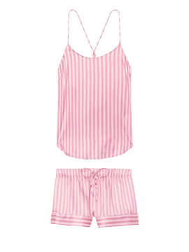 Піжама Victoria's Secret Short Cami PJ Set Pink Stripes