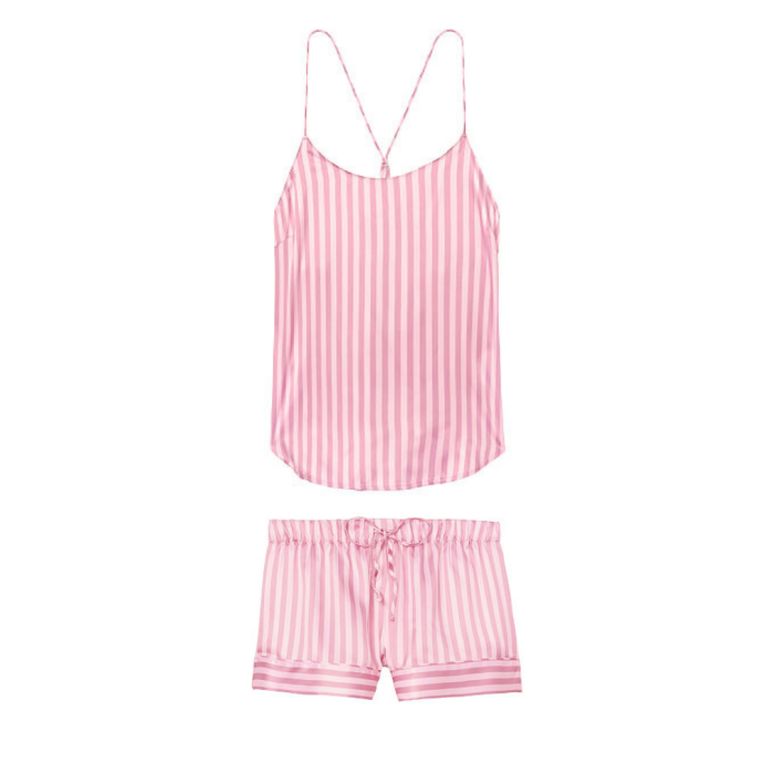 Піжама Victoria's Secret Short Cami PJ Set Pink Stripes