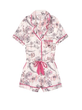 Піжама ромпер Victorias Secret Pink Stripes Flower print