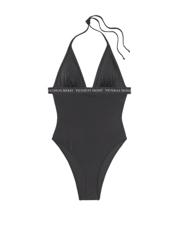 Купальник монокіні VS Sydney Logo Plunge One-Piece Black
