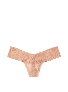 Трусики стрінги Вікторія Сікрет Leice Beige Thong Panty