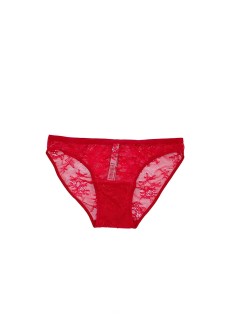 Трусики бікіні Вікторія Сікрет Red lace Bikini panty