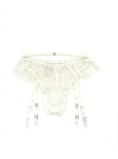 Трусики Вікторія Сікрет Dream Angels White Lace Itsy panty
