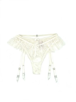 Трусики Вікторія Сікрет Dream Angels White Lace Itsy panty