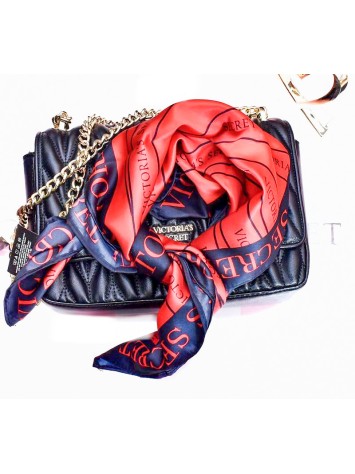 Сатиновий шарф Victoria's Secret RED logo VS