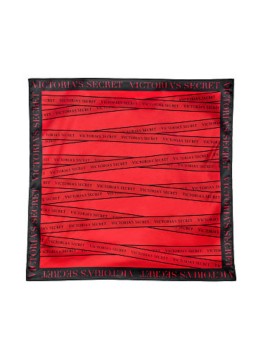 Сатиновий шарф Victoria's Secret RED logo VS