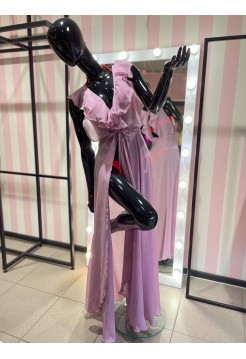 Туника Zephyros лиловая с рюшиками - длинная