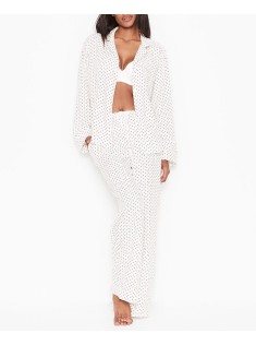 Піжама фланелева Victoria's Secret Flannel PJ Set Print VS