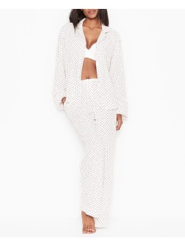 Пижама фланелевая Victoria’s Secret Flannel PJ Set Print VS