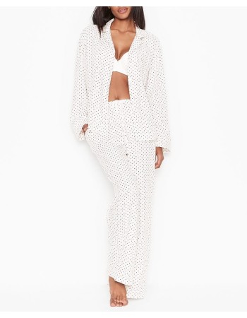 Піжама фланелева Victoria's Secret Flannel PJ Set Print VS