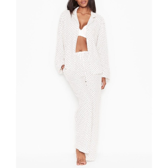 Піжама фланелева Victoria's Secret Flannel PJ Set Print VS