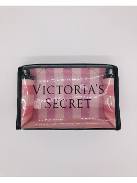 Косметичка в полоску Victoria’s Secret Beauty bag Signature Stripes