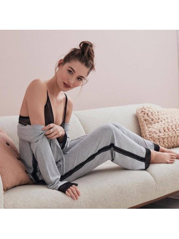 Піжама Victoria's Secret Modal PJ Set Medium Heather Grey