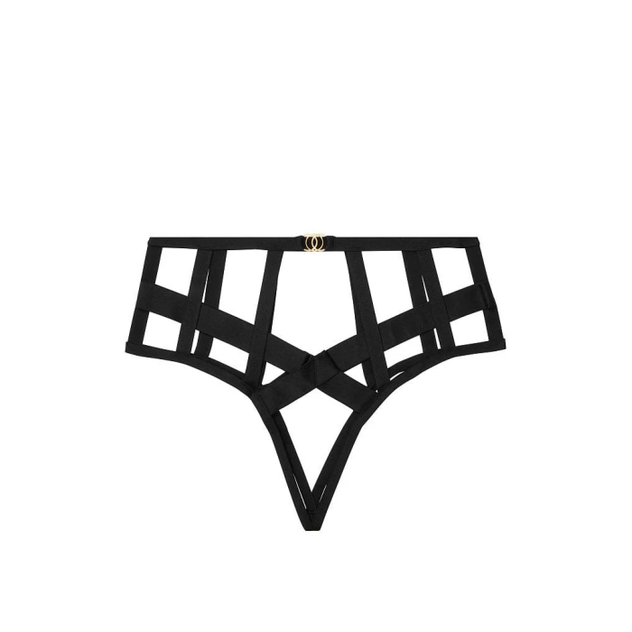 Трусики VS Very Sexy Strappy Cheeky panty Black