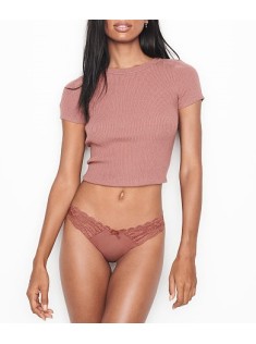Трусики Victoria's Secret Dream Angels Choco Lace Thong panty