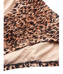 Купальник VS print Natural Leopard Bralette Top &amp; Bikini bottom