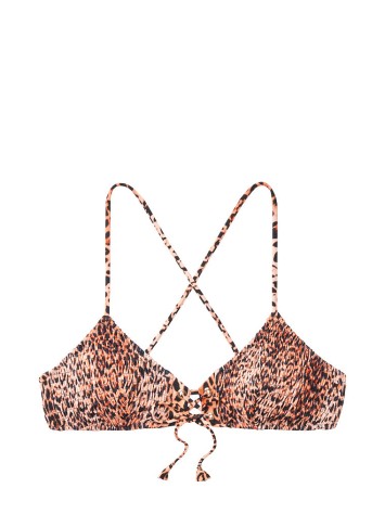 Купальник VS print Natural Leopard Bralette Top &amp; Bikini bottom