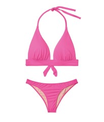 Купальник трикутники з пушап Вікторія Сікрет hot pink