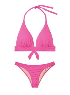 Купальник трикутники з пушап Вікторія Сікрет hot pink