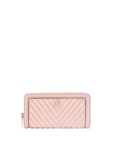 Гаманець Victoria's Secret The Victoria Wallet V-Quilt pink
